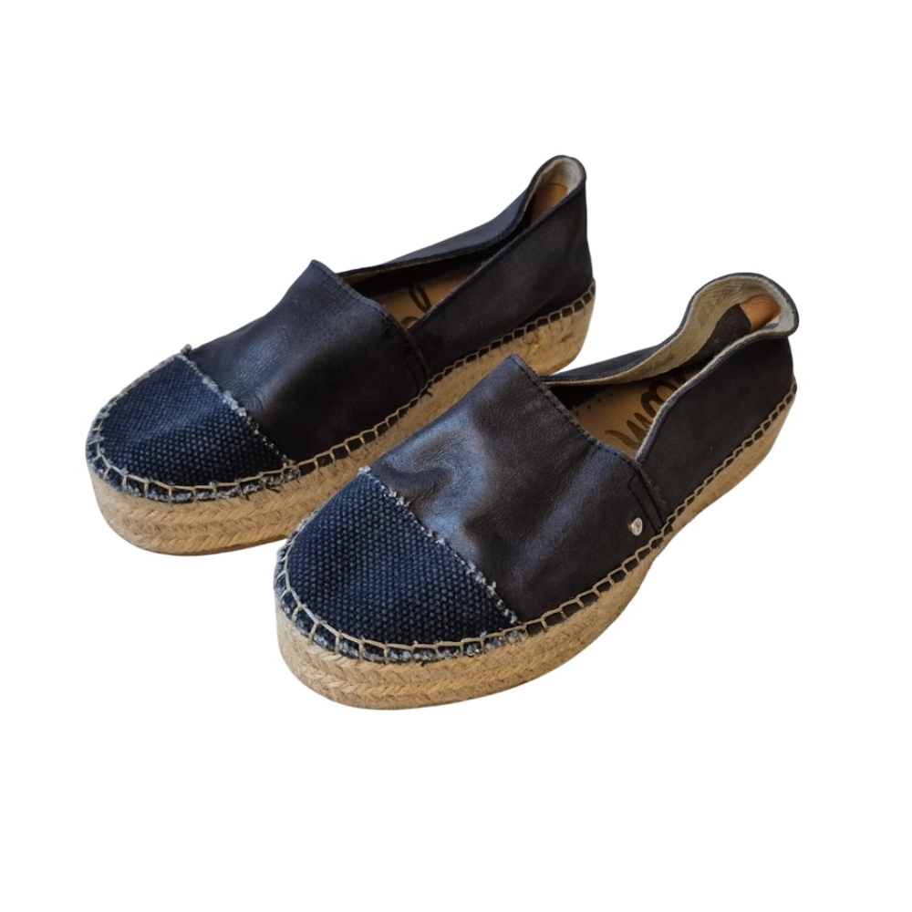 Sam Edelman Womens Size 7 Navy Blue Espadrilles
